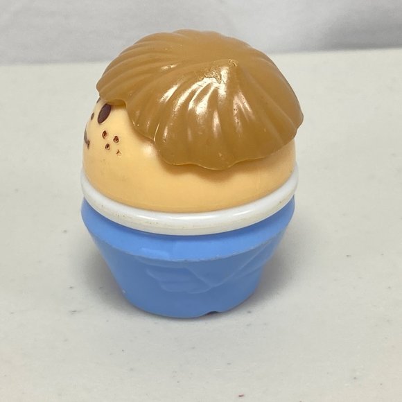 Little Tikes Toddle Tots Rare Light Brown Hair Boy Chunky Figure Blue Pants - Picture 3 of 5